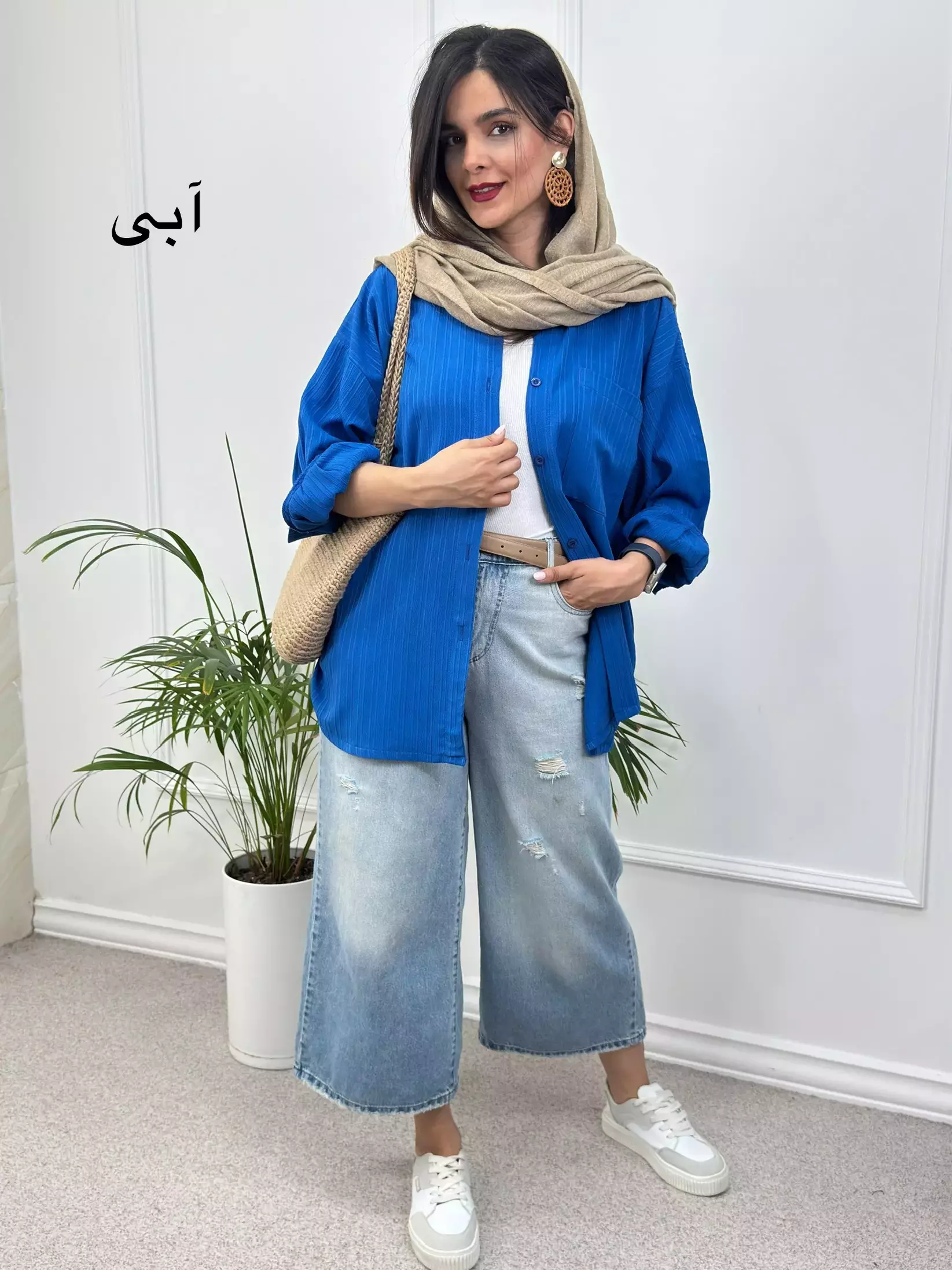 مانتو شومیزی آیوا ( دارای ایراد جزئی )